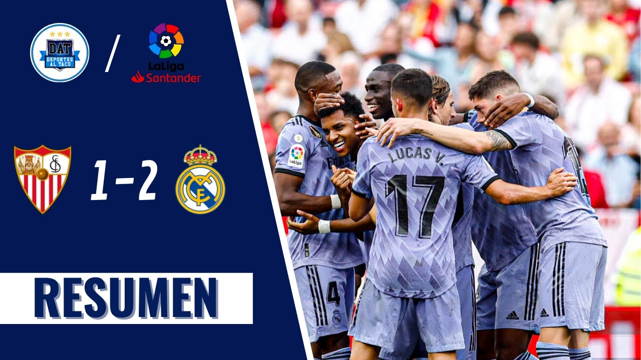 El REAL MADRID logró un GRAN TRIUNFO en su visita al SEVILLA y sigue ...