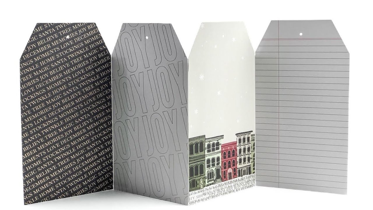 December Daily 2022: Accordion-Fold Tag Insert