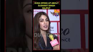 Rhea Opens Up About Sushant Singh Rajput Sosouth