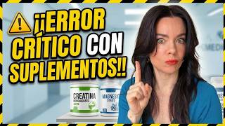 Cómo tomar suplementos durante la menopausia. Te cuento lo que estás haciendo mal 😱