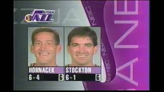 1995-96 Western Conference Finals Game 5 Utah Jazz vs Seattle Sonics Part 1