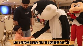 Live Cartoon Character for Birthday Parties 🧸🎈🎉