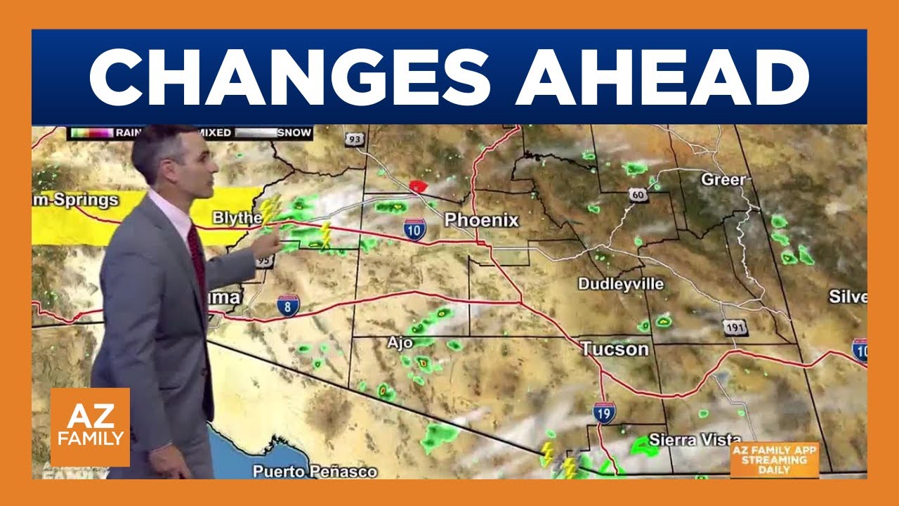 Windy week, cooler temps ahead for Arizona - YouTube