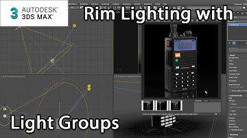Product Visualization in 3ds Max: Rim Lighting with Light Groups – Lesson 14 / 15