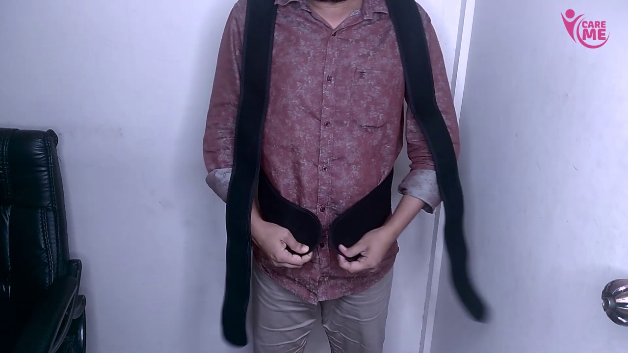 How to wear posture belt without anyone help! YouTube