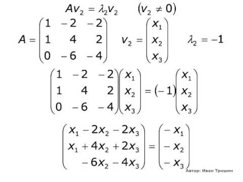 Собственные значения и собственные векторы матрицы (4)