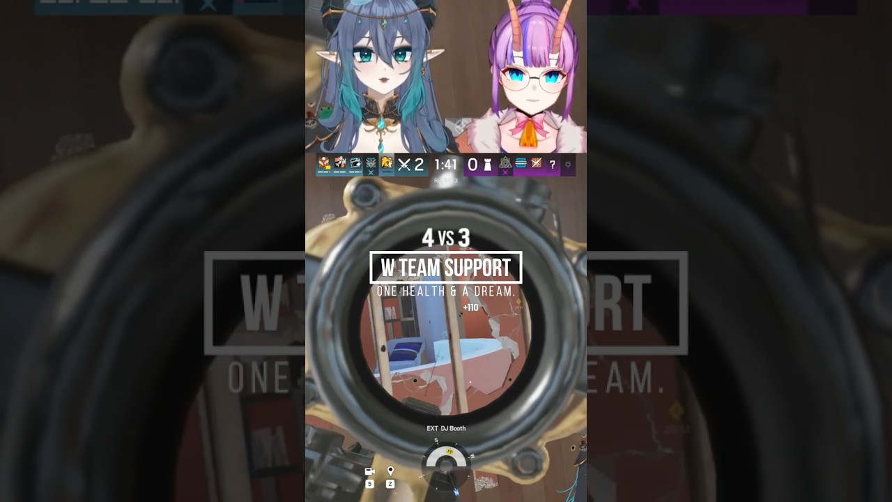 W Team Support Ft. @rustyclaudia | #Vyvel_ #VTuber Game Featured: #RainbowSixSiegeX #R6 #SiegeX