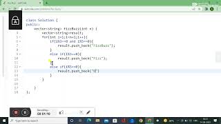 412.  Fizz Buzz || LEETCODE SOLUTION || IN C++ || DATA STRUCTURE AND ALGORITHM