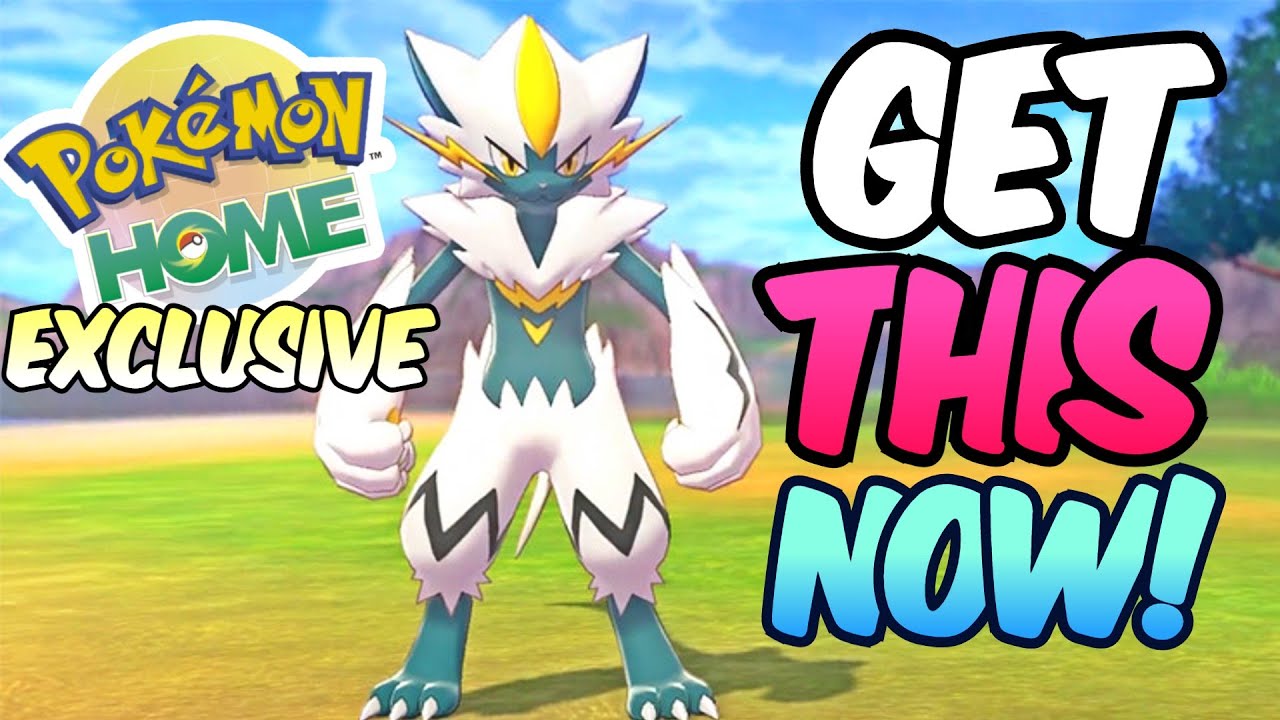 Get Pokemon HOME Exclusive Shiny Zeraora NOW! YouTube