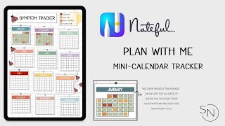 Customizable Mini Calendar Tracker for Noteful screenshot 3