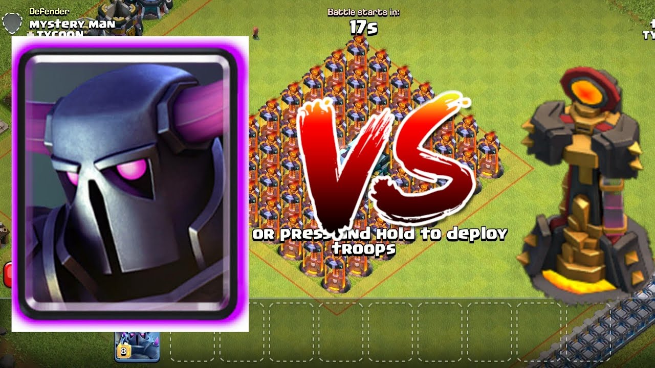 50 MAX PEKKA VS 50 INFERNO TOWERS YouTube