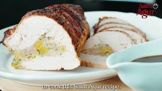 Roast Turkey with an Apricot, Pistachio and Saint Agur Blue Cheese Stuffing by Raymond Blanc