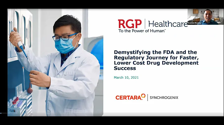 Demystifying the FDA and the Regulatory Journey fo...