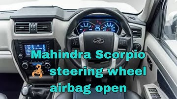 Mahindra Scorpio steering wheel open