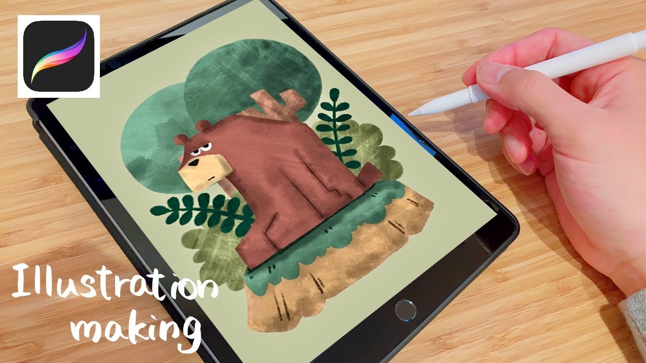 線なしイラスト 絵本作家のイラストメイキング Illustration Making Youtube 線なしイラスト 絵本作家のイラストメイキング Illustration Making Youtube