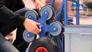 Trappensteekwagen Met Luchtbanden En Trappenster Fetra