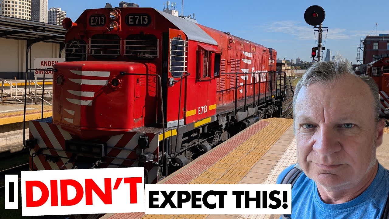 I Took a Ride on this Loco-hauled Buenos Aires Commuter Line!  Retiro to Villa Rosa. 