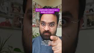 DnD - Storytime Saturdays - Background Check - Noble/Knight #shorts