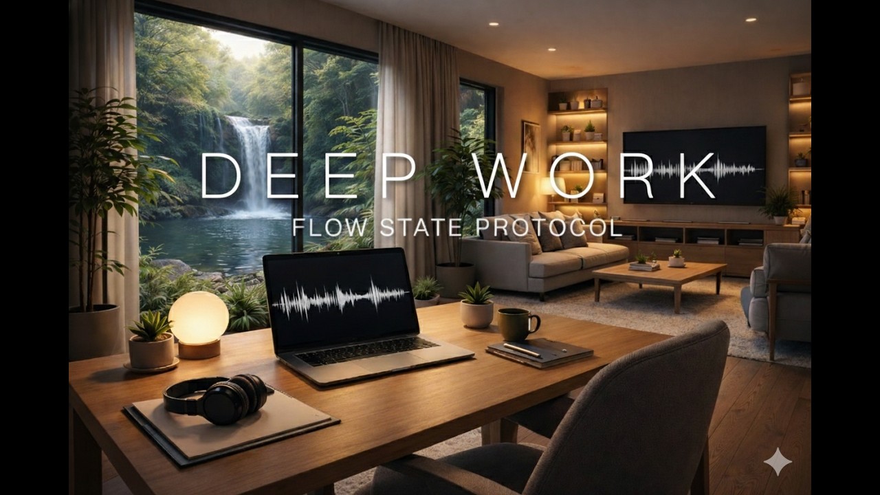 ADHD Focus: Brown Noise & Binaural Beats for Deep Work (3-Hour Protocol)