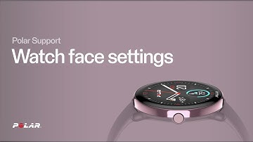 Polar Support | Watch face settings
