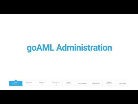 How to Manage goAML Accounts
