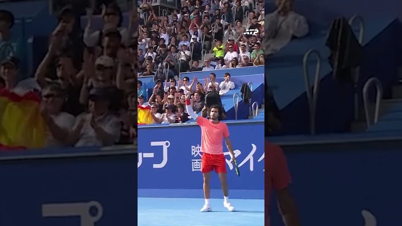 Carlos Alcaraz takes it to a whole new level in Tokyo tiebreak 🤯