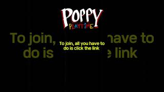 A Poppy Playtime Lore WhatsApp Channel!!!