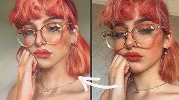 Digital Portrait Time Lapse Practice (iPad Pro Apple Pencil Procreate)