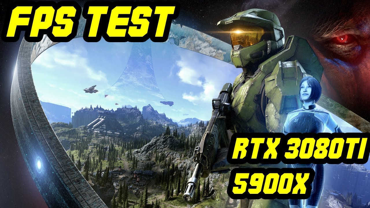 HALO INFINITE FPS TEST | 3080TI | 5900X | MAX SETTINGS | 1080P | 2022
