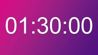 1 Hour 30 Minute (90 Minute) Timer With Alarm - Alarmlı 1 Saat 30 Dakika (90 Dakika) Zamanlayıcı