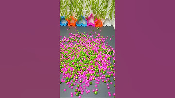 Satisfying multicolor reverse beads #beads #satisfying #reverse