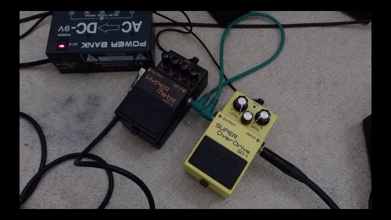 Boss SD1 Super Overdrive & HM3 Hyper Metal - YouTube