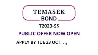 T2023-S$ Temasek Bond: 5 Things You Need To Know Before You Invest (Teaser)