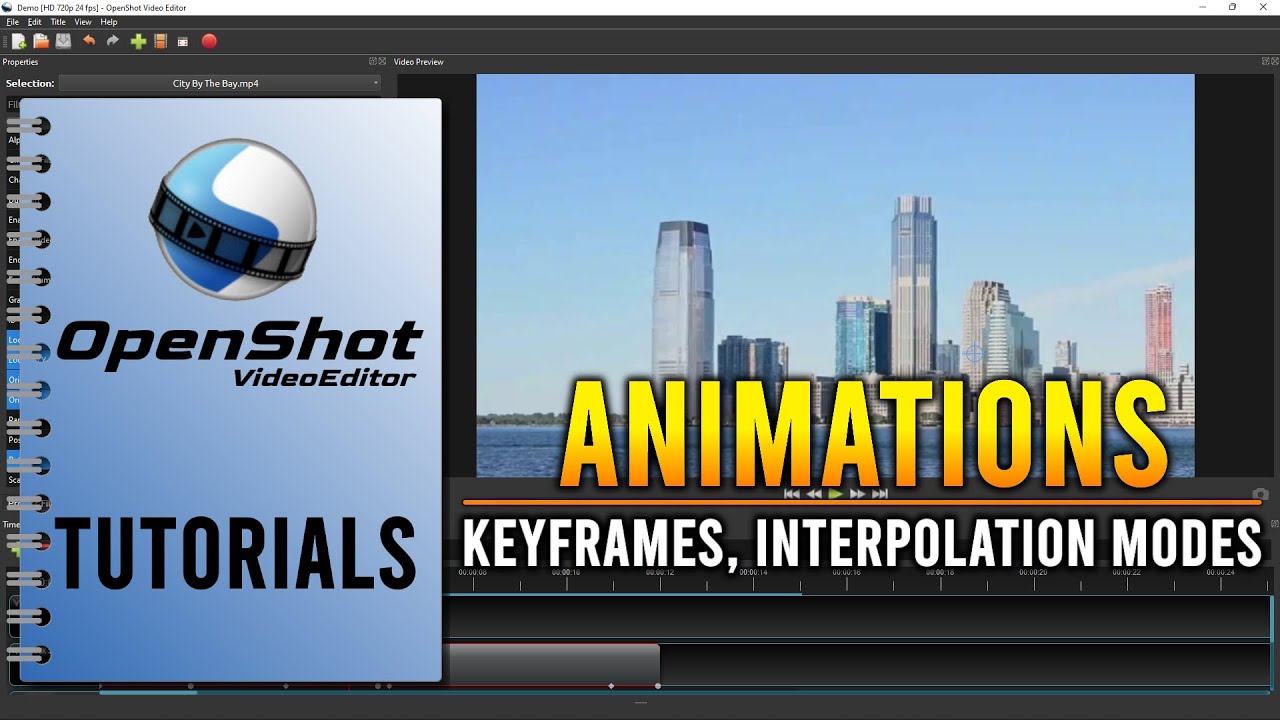OpenShot Tutorial 13 How To Animate A Video In OpenShot Keyframes OpenShot Tutorial 13 How To Animate A Video In OpenShot Keyframes