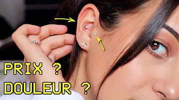 Quel piercing oreille fait le plus mal ?