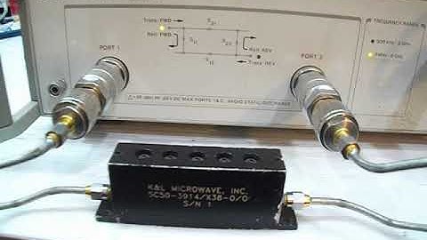 Network analyzer HP 8753C Patentix 2