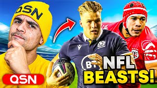 American Reacts to 11 Rugby Players who would DOMINATE the NFL