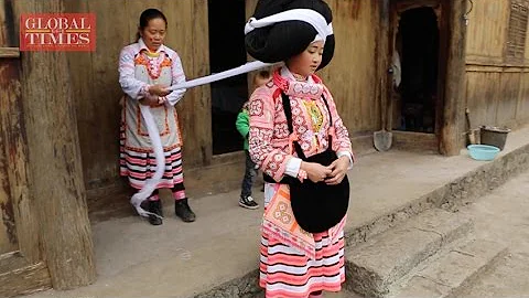 Long horn Miao work to pass on cultural heritage - DayDayNews