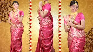 বঙল সটইলএ বযর শড কভব পরব Unique Bengali Style Bridal Saree Draping