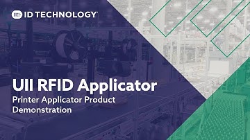 ID Technology – UII Label Applicator for RFID Labeling Solutions