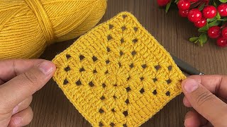 🧶🤩💯💥Dünya nın güzel ve kolay motifi / tek motifli bebek battaniyesi/ crochet baby blanket