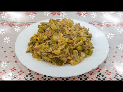 Салат з Печінкою, рецепти Салатів, прості рецепти, салат з печінки, салат з печінки і огірків