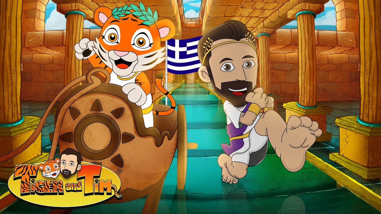 Ancient Greece With Tiger and Tim | The Olympic Games for Kids | Educational Cartoon Videos