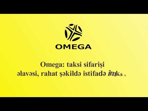 Omega: taksi sifarişi