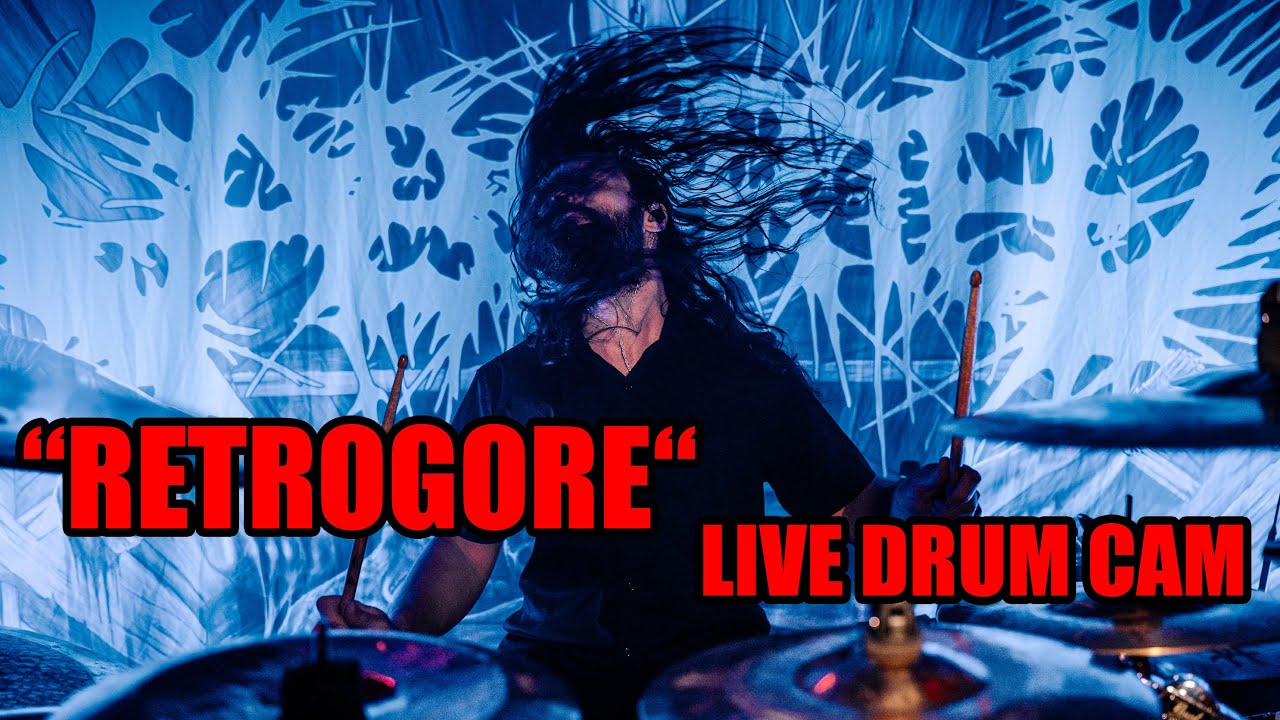 ABORTED - "RETROGORE" - Live Drum Cam (Kevin Paradis)
