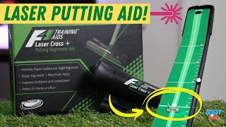 Practice = Make more putts! | F4 Training Aids Laser Cross Putting Alignment Aid Review
