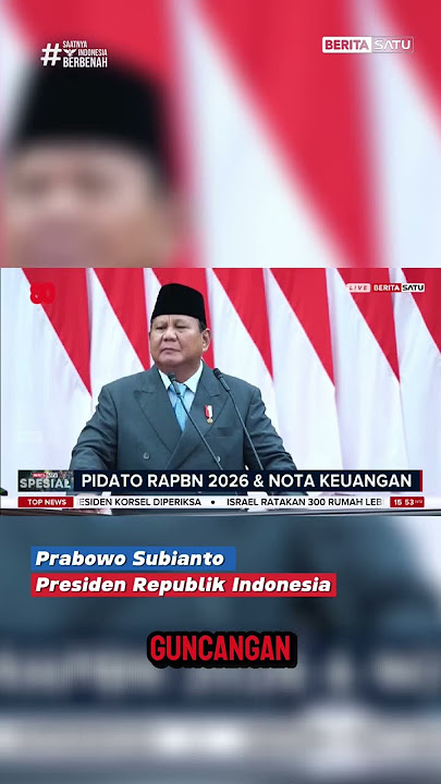 Presiden Prabowo Pastikan RAPBN 2026 Dinikmati Seluruh Masyarakat #beritasatu
