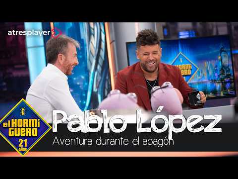 Pablo Motos alucina con la aventura de Pablo López durante el apagón - El Hormiguero