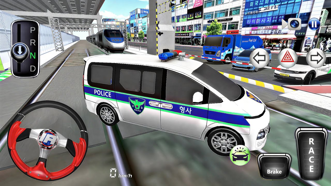 3D Driving Class Simulator Police Car Driving 2026 🚗 | Realistic Car Driving Test | M Gaming
