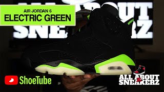 AIR JORDAN 6 'ELECTRIC GREEN' UNBOXING & REVIEW!! RELEASE DAY!!